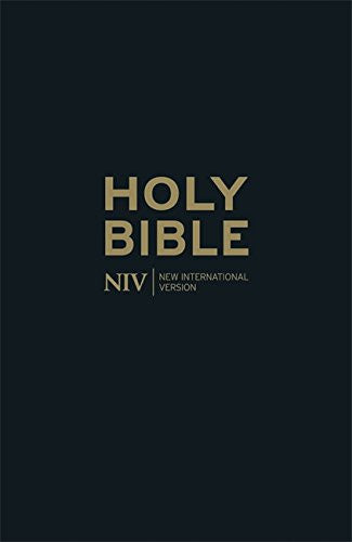 NIV Thinline Black Leather Bible - N/A - Re-vived.com - 1