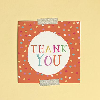 Thank You Greeting Card & Envelope - Re-vived