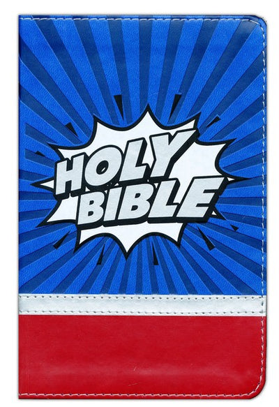 NIrV Super Heroes Backpack Bible, Imitation Leather - Re-vived