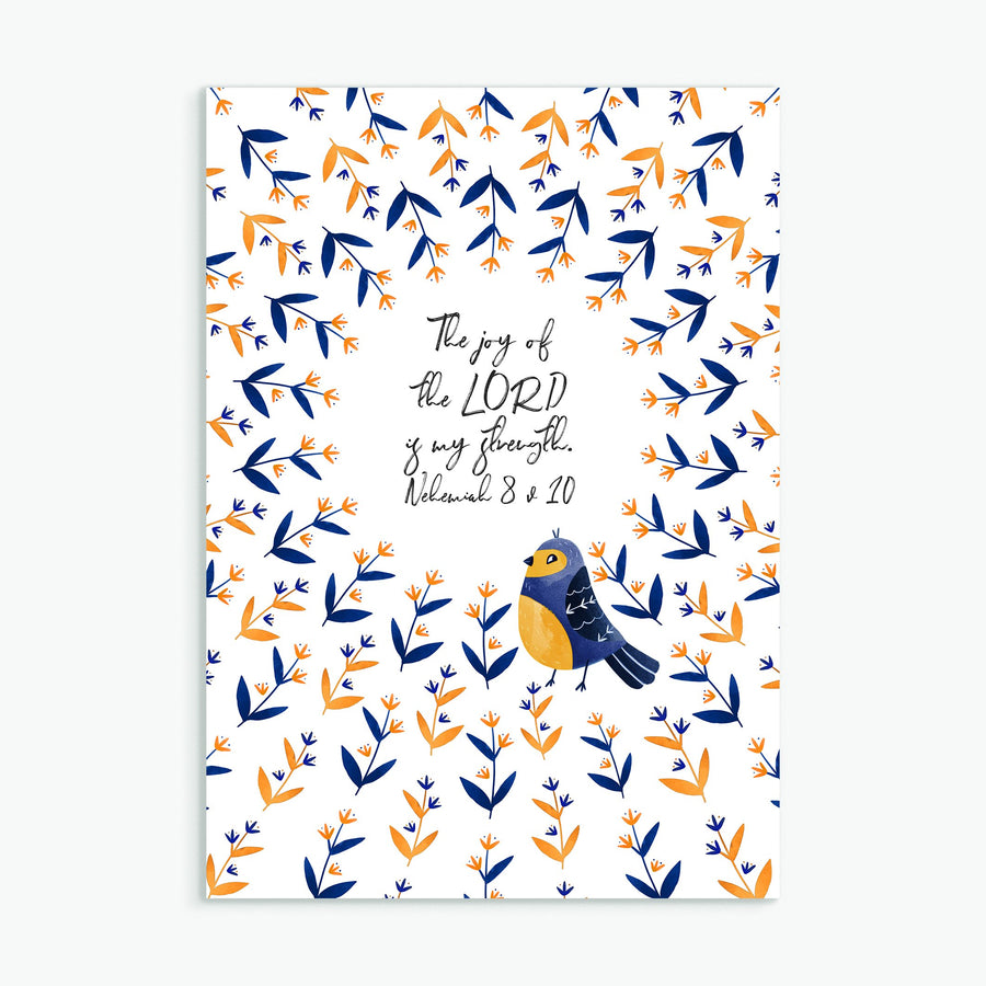 The Joy Of The Lord Greeting Card - Re-vived