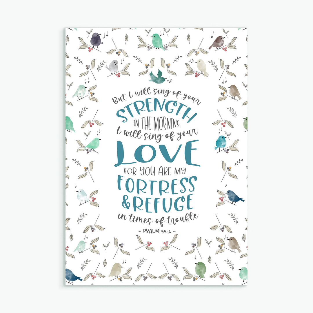 I Will Sing Greeting Card - Re-vived