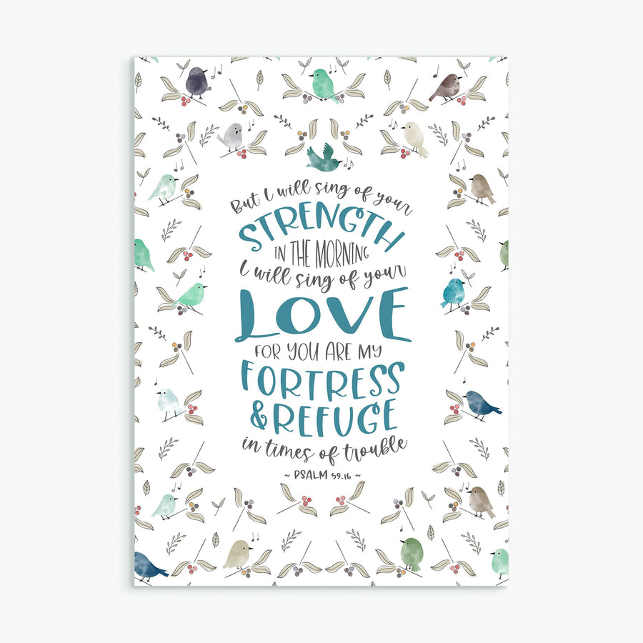 I Will Sing Greeting Card - Re-vived