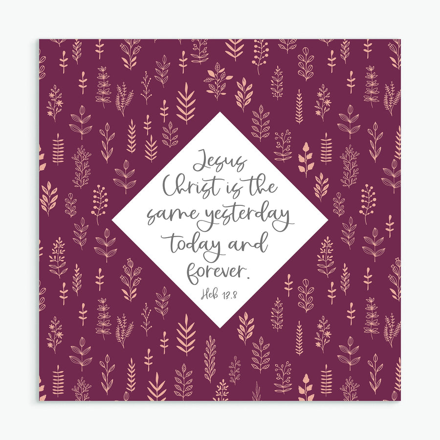 Jesus Christ Is The Same Greeting Card - Re-vived