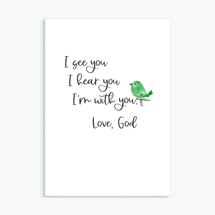I See You Greeting Card - Re-vived