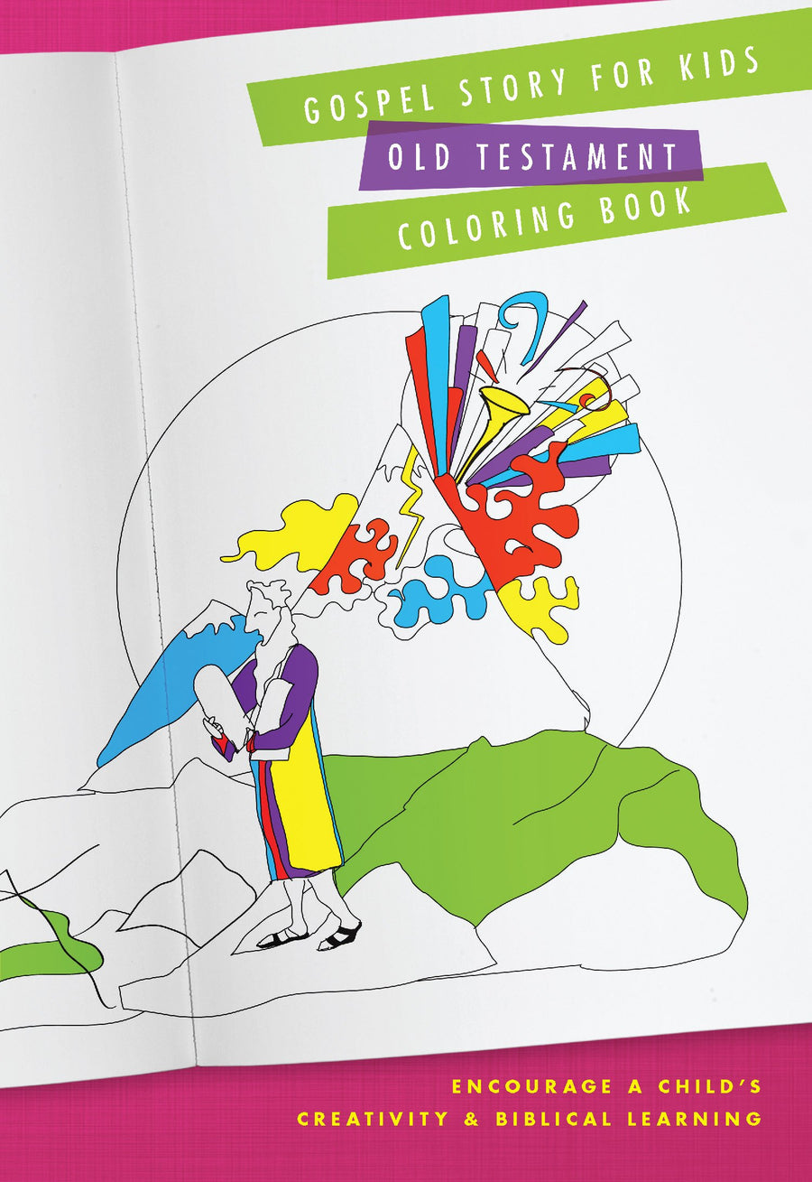 Gospel Story For Kids Old Testament Colouring Book One - Re-vived