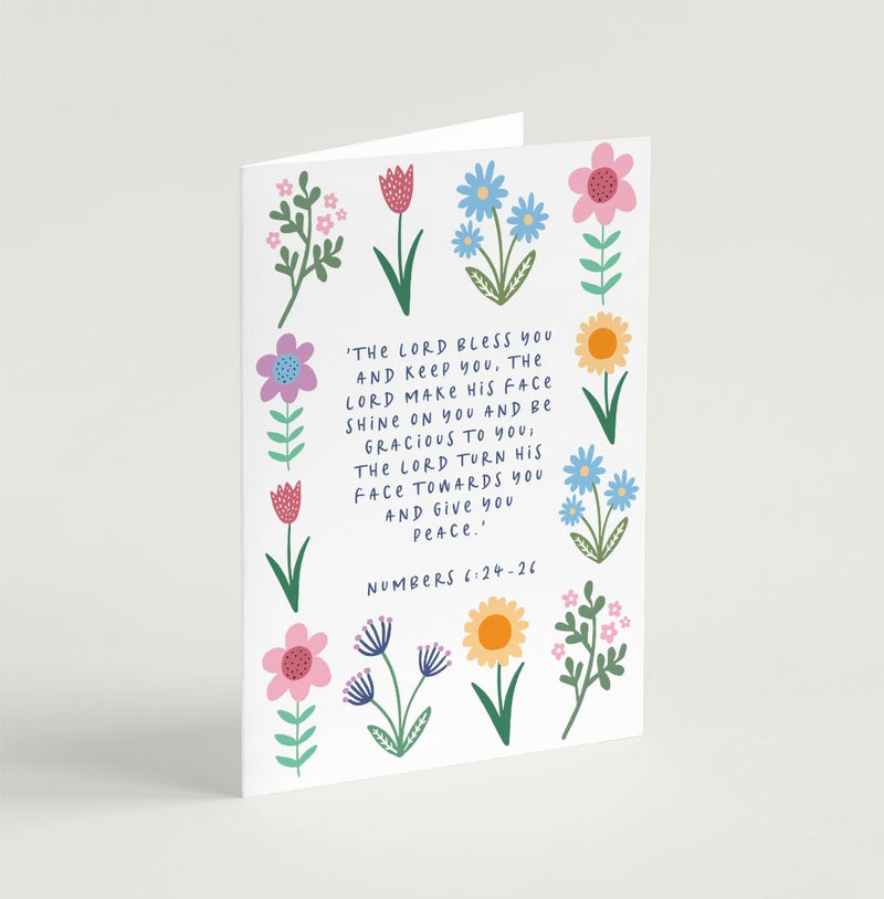 The Lord Bless You (Spring version) - Greeting Card