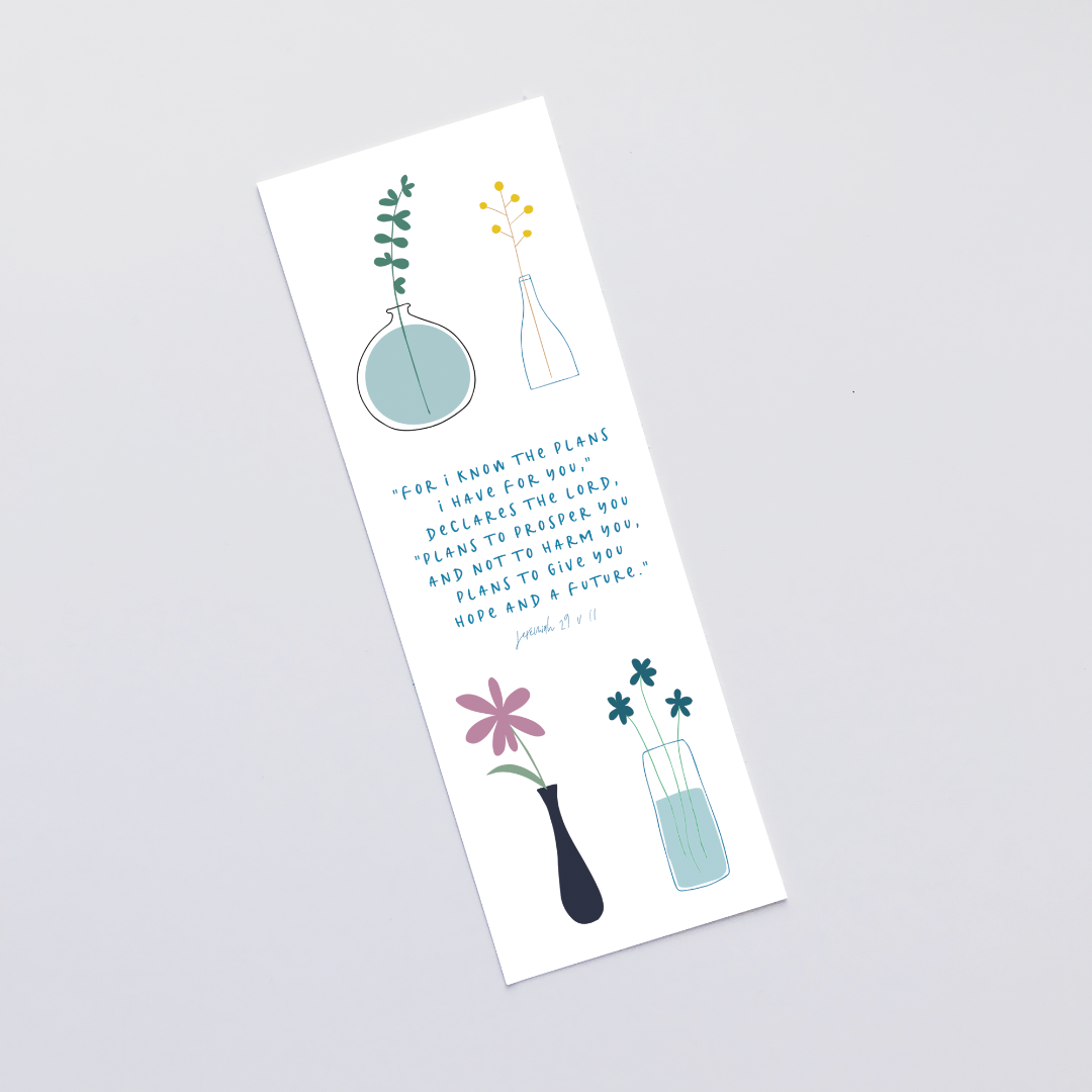 For I Know The Plans (Stems) Bookmark