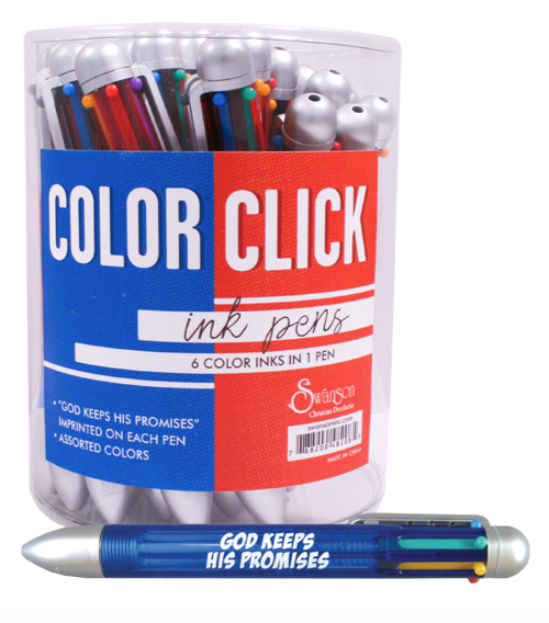 God Keeps His Promises Multi-Click Pen (pack of 24) - Re-vived