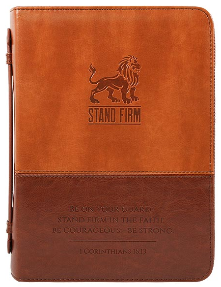 Bible Cover Stand Firm Imitation Leather, Large