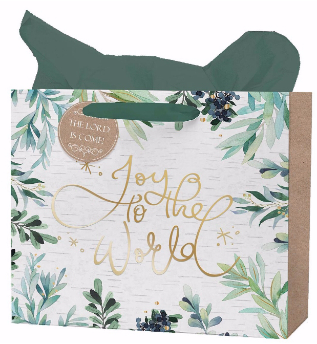 Christmas Gift Bag: Joy To The World - Large Size
