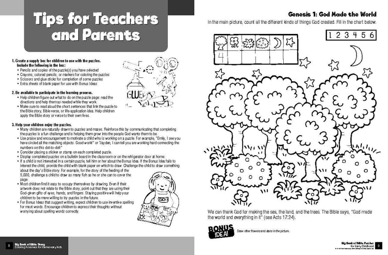 Big Book of Bible Puzzles for Early Childhood