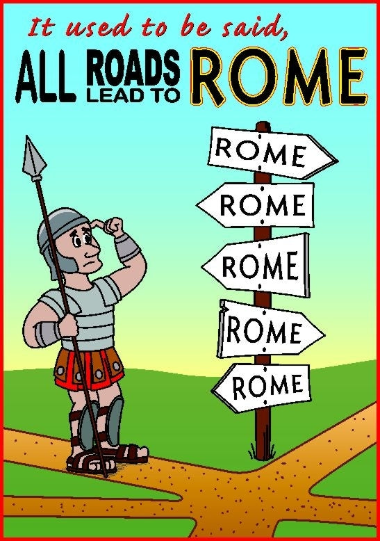 Tracts: All Roads Lead to Rome (Pack of 50) - Re-vived