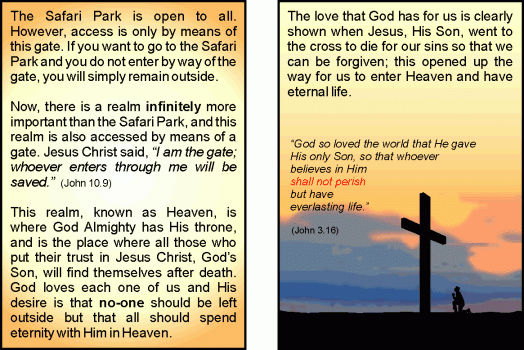 Tracts: Safari (Pack of 50) - Re-vived
