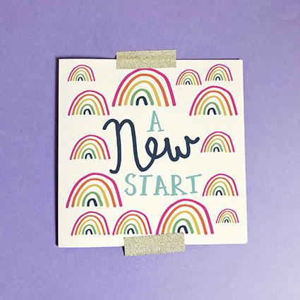 A New Start Card & Envelope