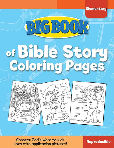 Big Book of Bible Story Colouring Pages for Elementary Kids - Re-vived