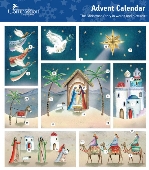 Christmas Scene Advent Calendar - Re-vived