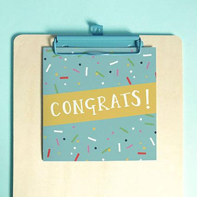 Congratulations Greeting Card & Envelope - Re-vived