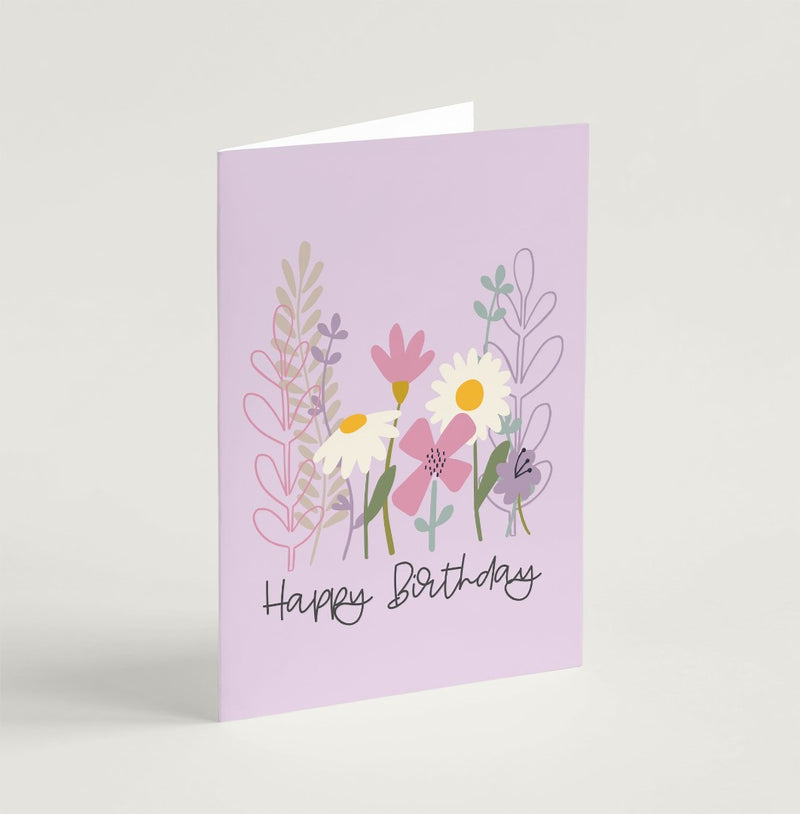 Happy Birthday (Wild Meadow) - Greeting Card