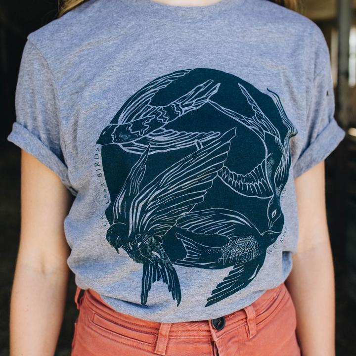 We Rise We Bow T-Shirt - Small - Re-vived