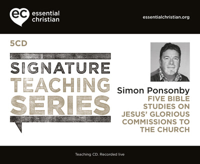 Jesus' Glorious Commissions To The Church: Signature Teaching Series 5 Talk Audio CD Pack - Re-vived