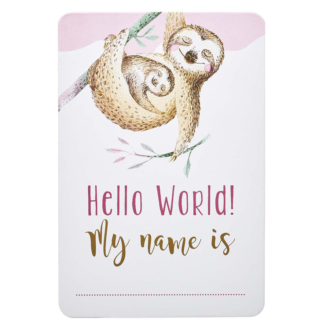 My Baby Girl's Milestone Cards - Re-vived