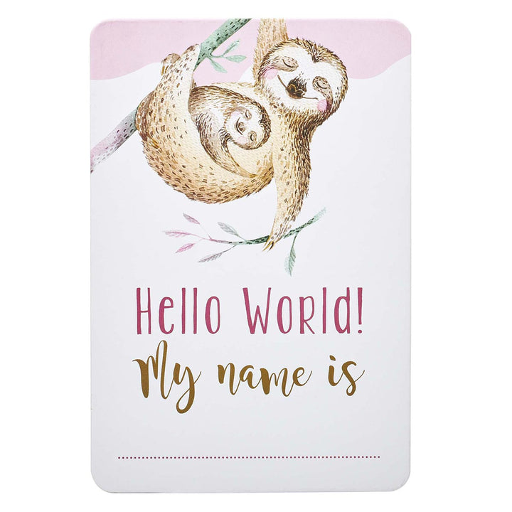 My Baby Girl's Milestone Cards - Re-vived