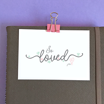 So Loved - Mini Card