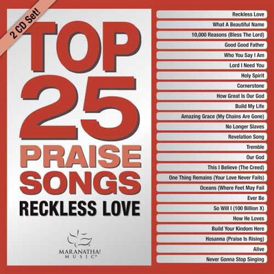 Top 25 Praise Songs - Reckless Love 2CD - Re-vived