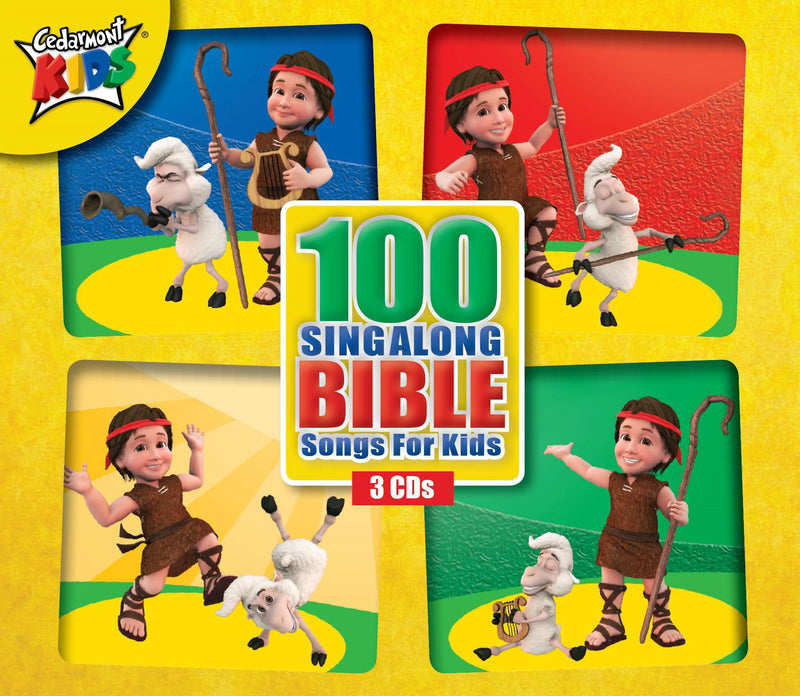 100 Singalong Bible Songs For Kids CD - Cedarmont Kids - Re-vived.com
