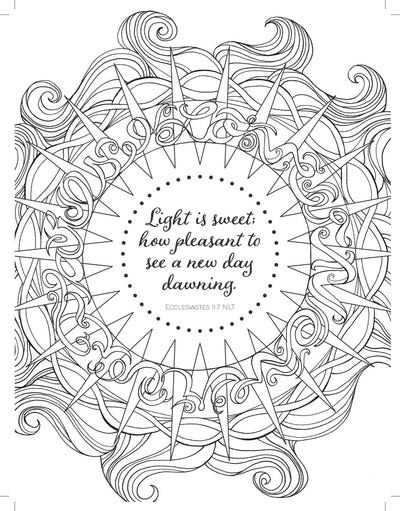 Rise and Shine Adult Colouring Book