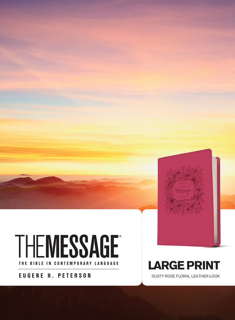 The Message Large Print Imitation Leather - Eugene H. Peterson - Re-vived.com - 1