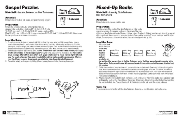 Big Book Of Bible Games For Elementary Kids - Re-vived