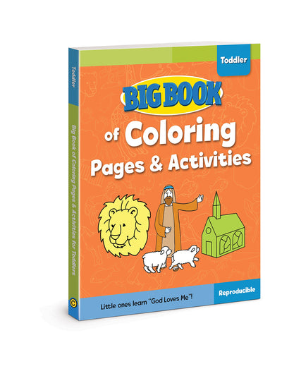 Big Book Of Colouring Pages And Activities For Toddlers - Re-vived