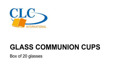 CLC Glass Communion Cups - Pack of 20 - Re-vived