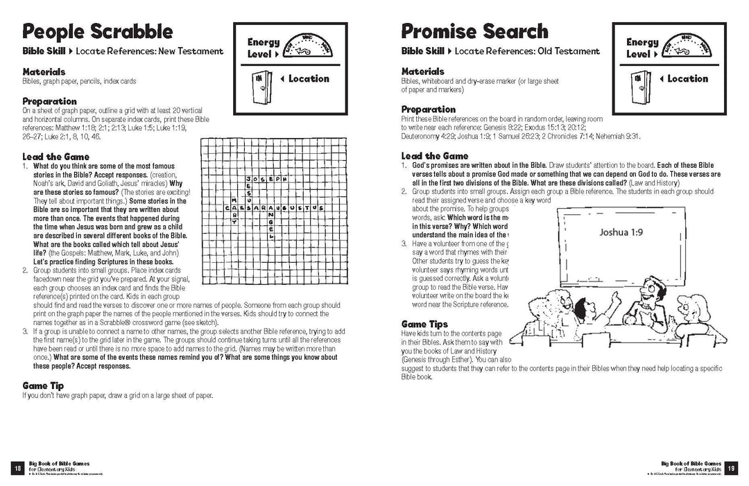 Big Book Of Bible Games For Elementary Kids - Re-vived