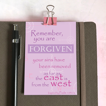 Forgiven - Mini Card