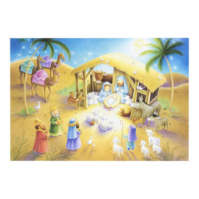 Advent Calendar: Nativity Scene with Puzzles