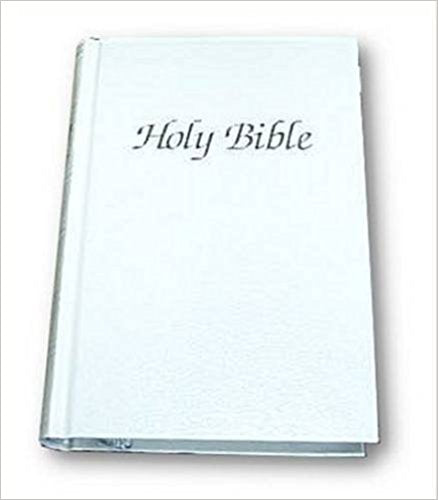 KJV Royal Ruby Presentation Bible, White - Re-vived