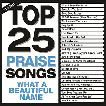 Top 25 Praise Songs - What A Beautiful Name 2CD - Re-vived