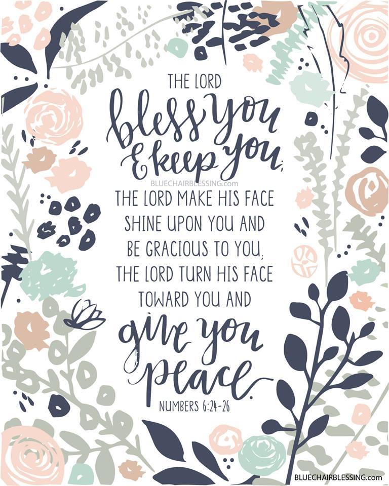 The Lord bless you - A4 Print - Re-vived