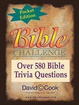 Pocket Bible Challenge Trivia Game