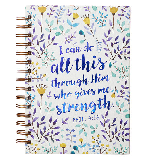 Wire Bound Journal: Philippians 4:13 - Re-vived