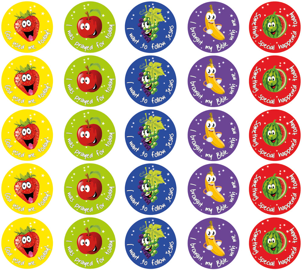 Children's Ministry Sticker Pack (120 Stickers) - Re-vived