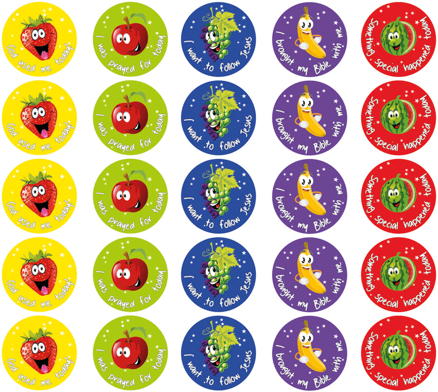 Children's Ministry Sticker Pack (120 Stickers) - Re-vived