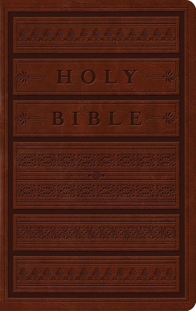 ESV Large Print Personal Size Bible, Brown - Re-vived