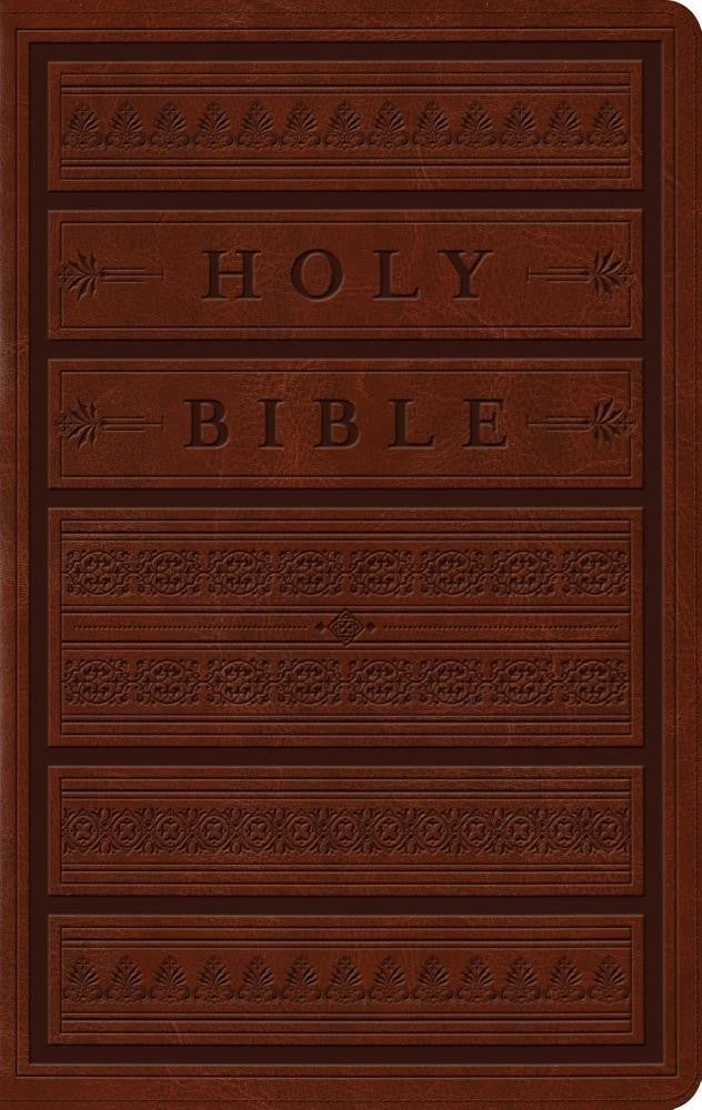ESV Large Print Personal Size Bible, Brown - Re-vived