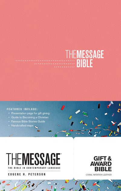 Message Gift and Award Bible, Pink - Re-vived