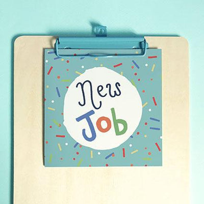 New Job Greeting Card & Envelope - Re-vived